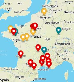 Cartes des dynamiques locales de sécurité sociale alimentaire reduite