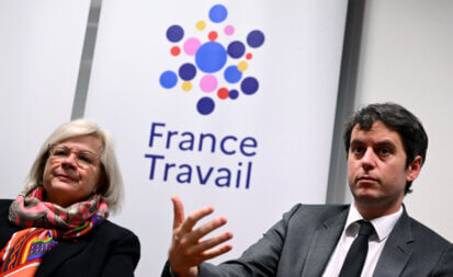 Gabriel Attal et Catherine Vautrin présentent la réforme de l'assurance chômage