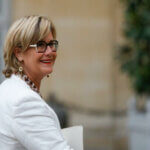 Marie-Agnès Poussier-Winsback, ministre de l'ESS - (Photo by IAN LANGSDON _ AFP)