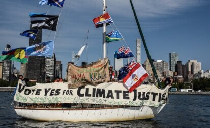 bateau vanuatu climate justice La haye mobilisation