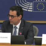 Stéphane Séjourné, en commission JURI lors des débats sur la simplification - Crédit _ Parlement Européen