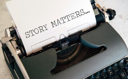 machine a ecrire message story matters