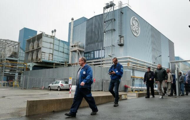 L'usine de Belfort de General Electric a été racheté à Alstom en 2015. - @Sébastien Bozon / AFP
