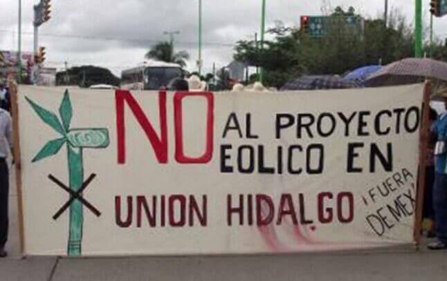 La communauté mexicaine accuse EDF de ne pas respecter les droits de l'Homme dans un projet éolien. - @ProDesc
